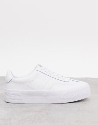 asos white leather sneakers