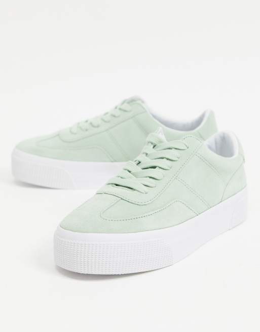 Apd Ukraine Design Diverse Suede Sneakers In Mint Green Apd Ukraine