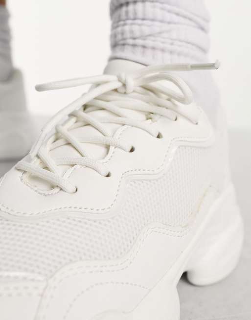 ASOS DESIGN - Divine - Baskets chunky - Blanc, 4 de 4
