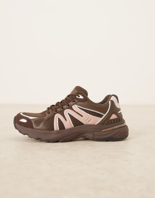 ASOS DESIGN - Divine - Brune sneakers med snørebånd, 2 af 5