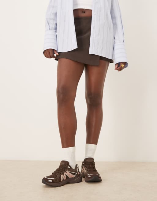 ASOS DESIGN - Divine - Brune sneakers med snørebånd, 3 af 5