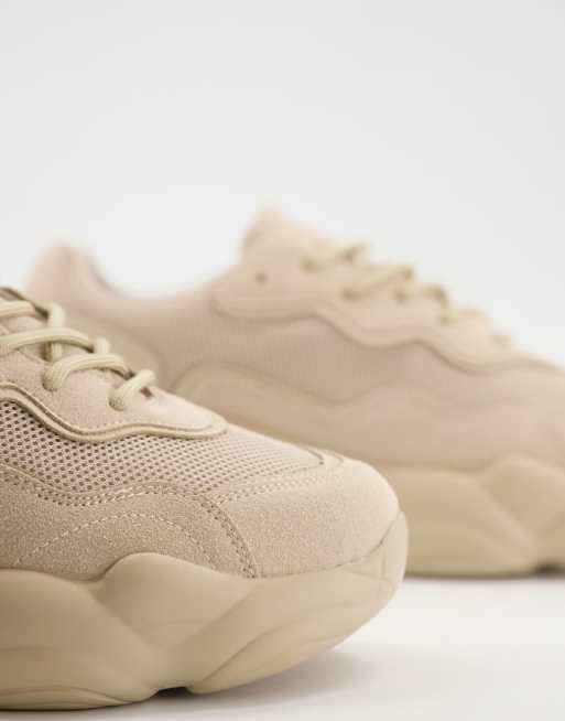 ASOS DESIGN – Divine – Brungrå grova sneakers med bred passform, 4 av 4