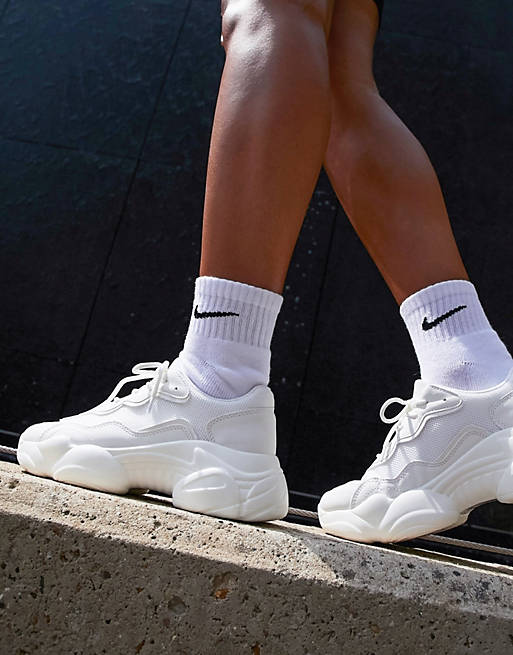 Engaged Cucumber alien ASOS DESIGN Divine chunky sneakers in white | ASOS
