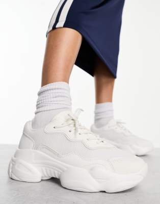 ASOS DESIGN Divine chunky trainers in white | ASOS