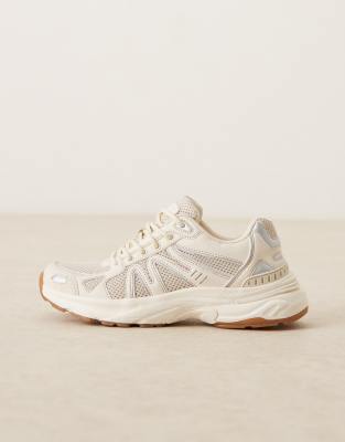 Asos Design Divine Lace Up Sneakers In White