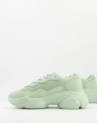 ASOS DESIGN - Divine - Sneakers met dikke zool in mintgroen | ASOS