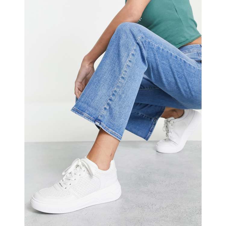 ASOS DESIGN Dixon skater sneakers in white