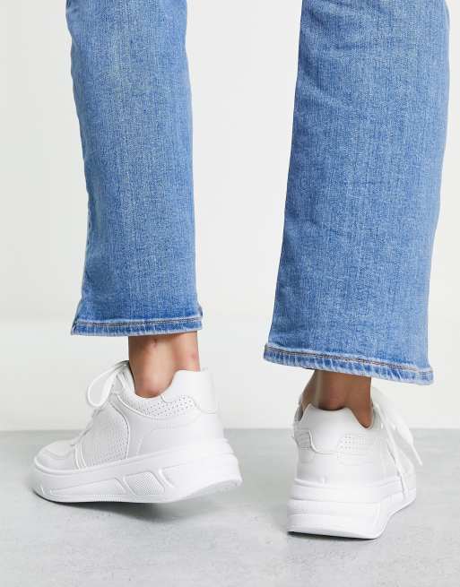 Asos womens best sale white sneakers