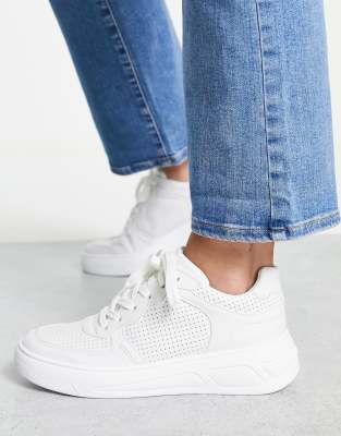 asos white mens trainers