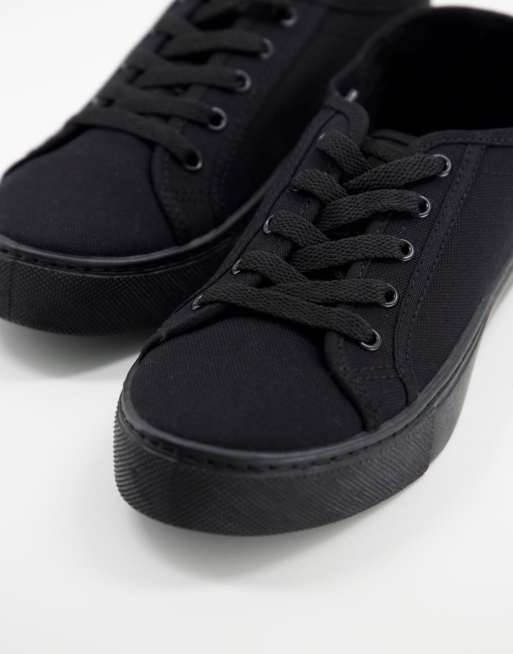 ASOS DESIGN - Dizzy - Baskets à lacets - Noir, 2 de 4