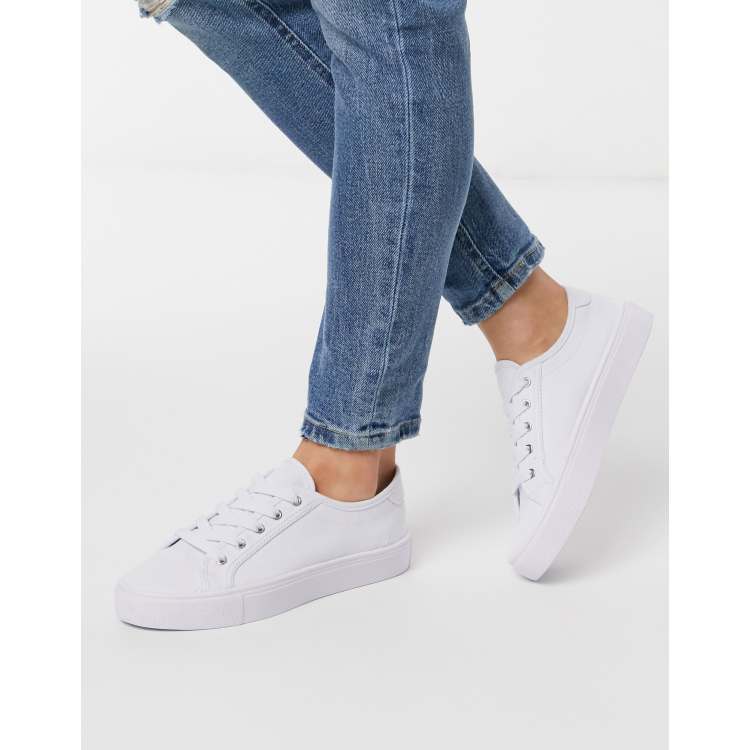 Asos design sneakers in hot sale white