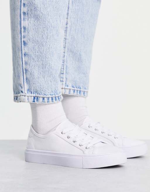 Asos design sale white trainers