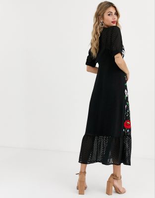 embroidered dress asos