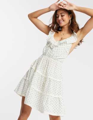lace up sundress