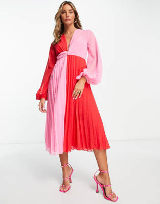 colour block dress asos