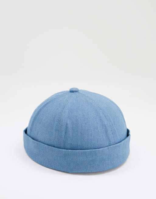 ASOS - Bonnet style docker en toile délavée