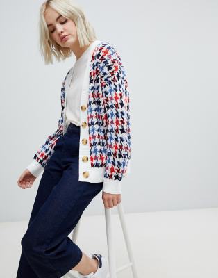 dogtooth cardigan