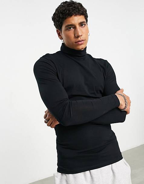 Uomo Abbigliamento da T-shirt da T-shirt senza maniche T-shirt nera attillata con dettaglio smagliato sulla schiena da Uomo di ASOS in Nero 