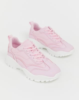 asos pink trainers