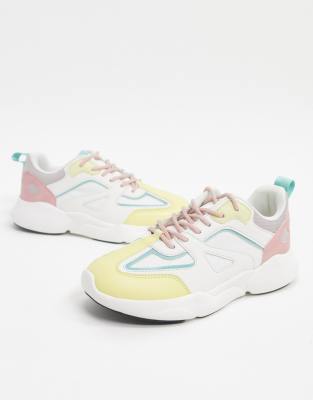 chunky pastel trainers