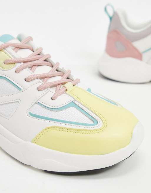 ASOS DESIGN - Dominican - Pastelfarvede chunky sneakers, 2 af 4