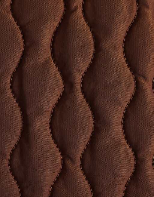ASOS DESIGN - Doorgestikte laptophoes in chocoladebruin, 3 van 3