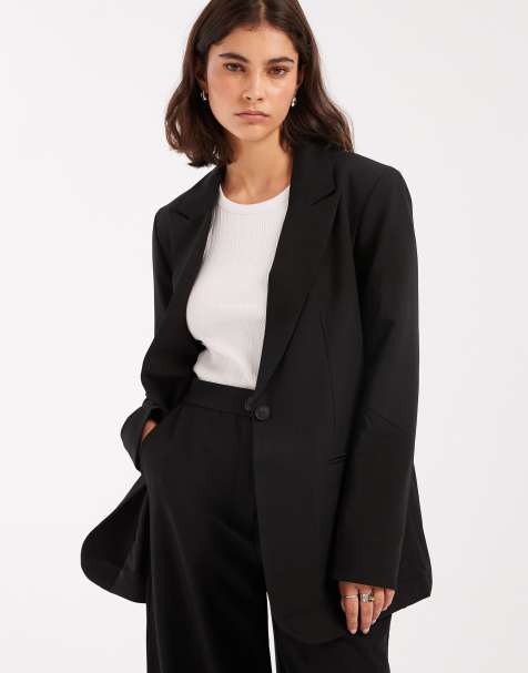 ASOS DESIGN tailored relaxed blazer in black
