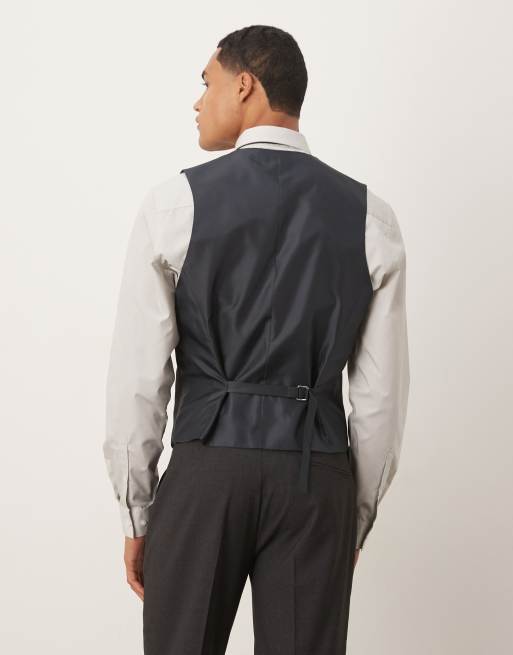 ASOS DESIGN – Dopasowana szara marynarka garniturowa, 3 z 5