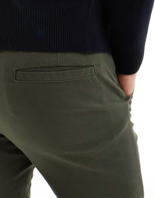 ASOS DESIGN – Dopasowane chinosy w kolorze ciemnego khaki, 2 z 5
