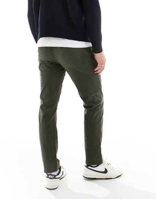 ASOS DESIGN – Dopasowane chinosy w kolorze ciemnego khaki, 4 z 5