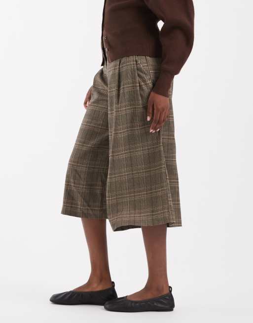 ASOS DESIGN dopasowane kuloty z wysokim stanem w kratę tartan, 2 z 5