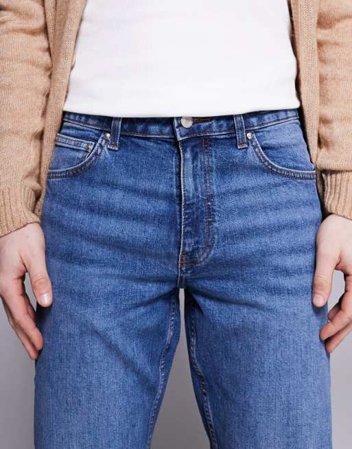 ASOS DESIGN – Dopasowane niebieskie jeansy, 5 z 5