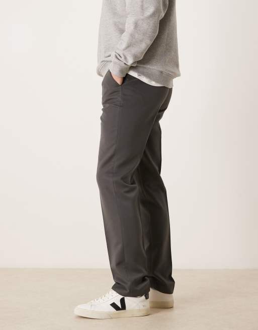 ASOS DESIGN – Dopasowane spodnie w kolorze grafitowym, 3 z 5