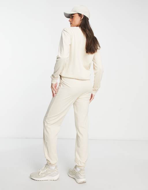 ASOS DESIGN – Dopasowany dres z bluzą i joggersami w kolorze neutralnym, 2 z 4
