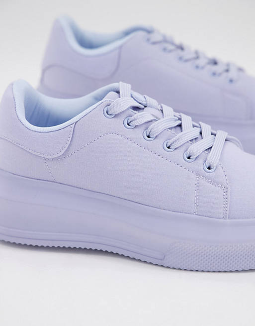 glemme Indgang Vanvid ASOS DESIGN - Dorina - Blå sneakers med chunky sål | ASOS