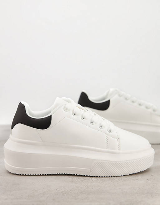 Women Trainers/Dorina chunky sole trainers in white 