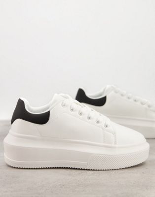 ASOS DESIGN Dorina chunky sole trainers in white - ASOS Price Checker