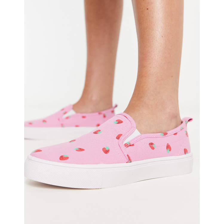 Strawberry vans slip store on