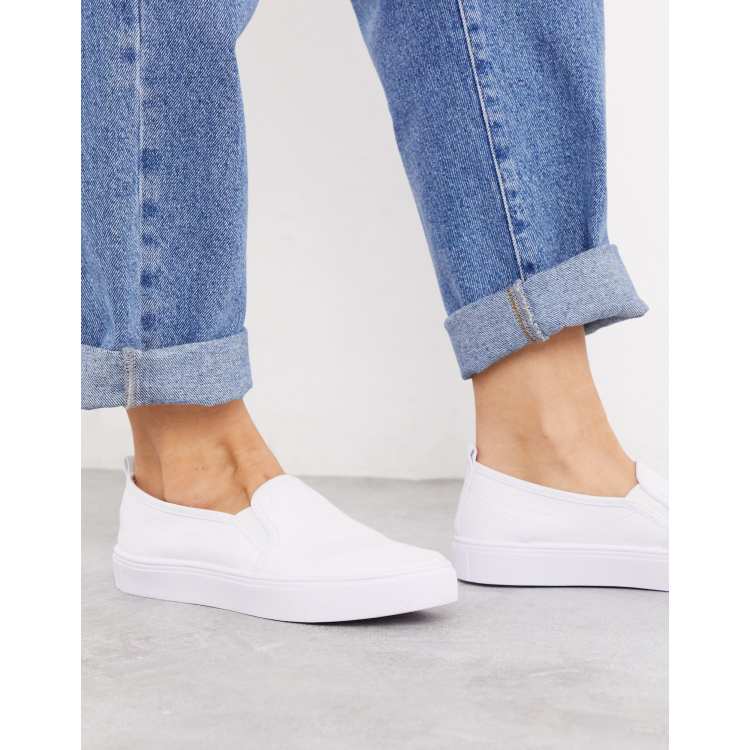 Asos slip on plimsolls on sale