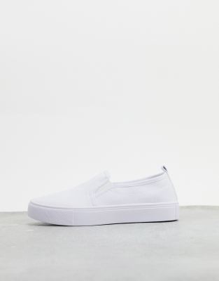 asos black slip on shoes