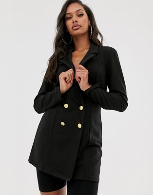ASOS DESIGN double breasted blazer with military buttons | ASOS