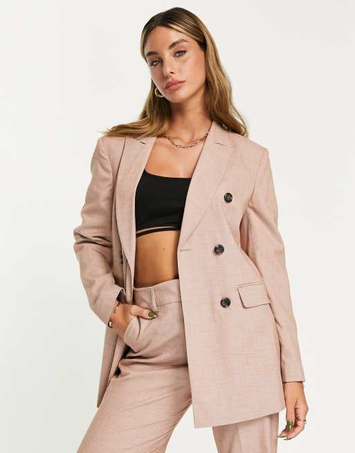 Double breasted sale blazer asos