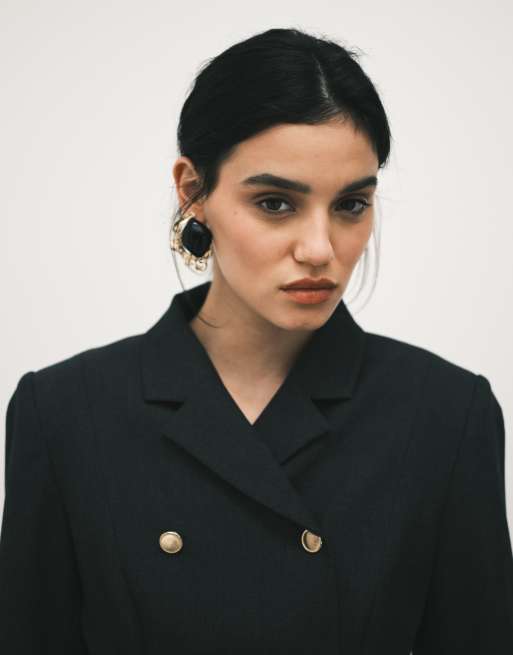 ASOS DESIGN - Double breasted gekrompen blazer, 4 van 4