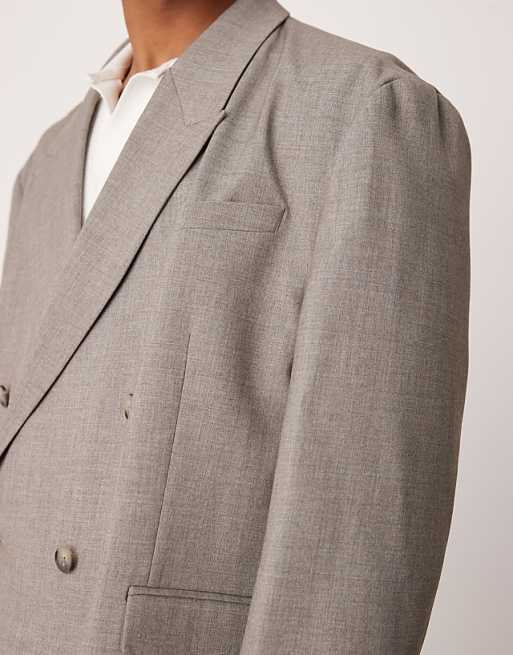 ASOS DESIGN double breasted slouchy oversized suit jacket in ASOS DESIGN double breasted slouchy oversized suit jacket in