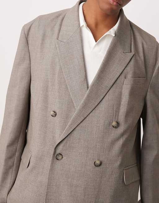 ASOS DESIGN double breasted slouchy oversized suit jacket in ASOS DESIGN double breasted slouchy oversized suit jacket in