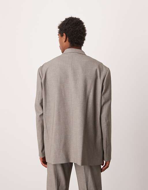 ASOS DESIGN double breasted slouchy oversized suit jacket in ASOS DESIGN double breasted slouchy oversized suit jacket in