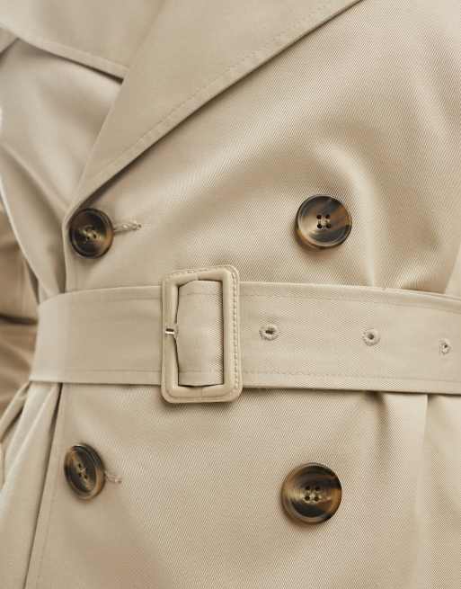 Burberry trench outlet coat in stone