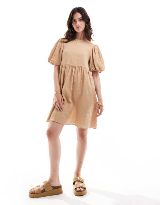 knee length dresses for ladies Burgundy Ruffle Hem Ruched Mini Dress – PinkBlush main image 0