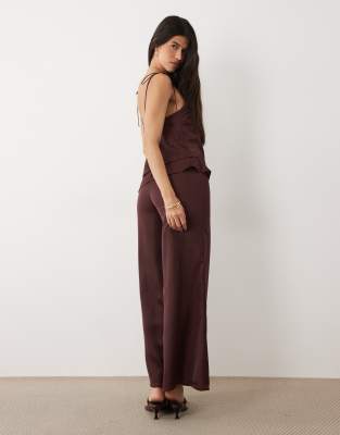 Asos Design Double Layer Jumpsuit In Multi