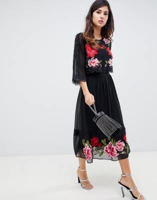 embroidered dress asos